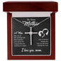My Dear Mother - Sweetest Gift - CZ Cross