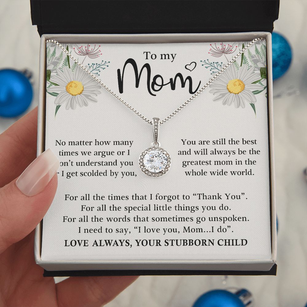 To My Mom - Greatest Mom - Eternal Hope Necklace