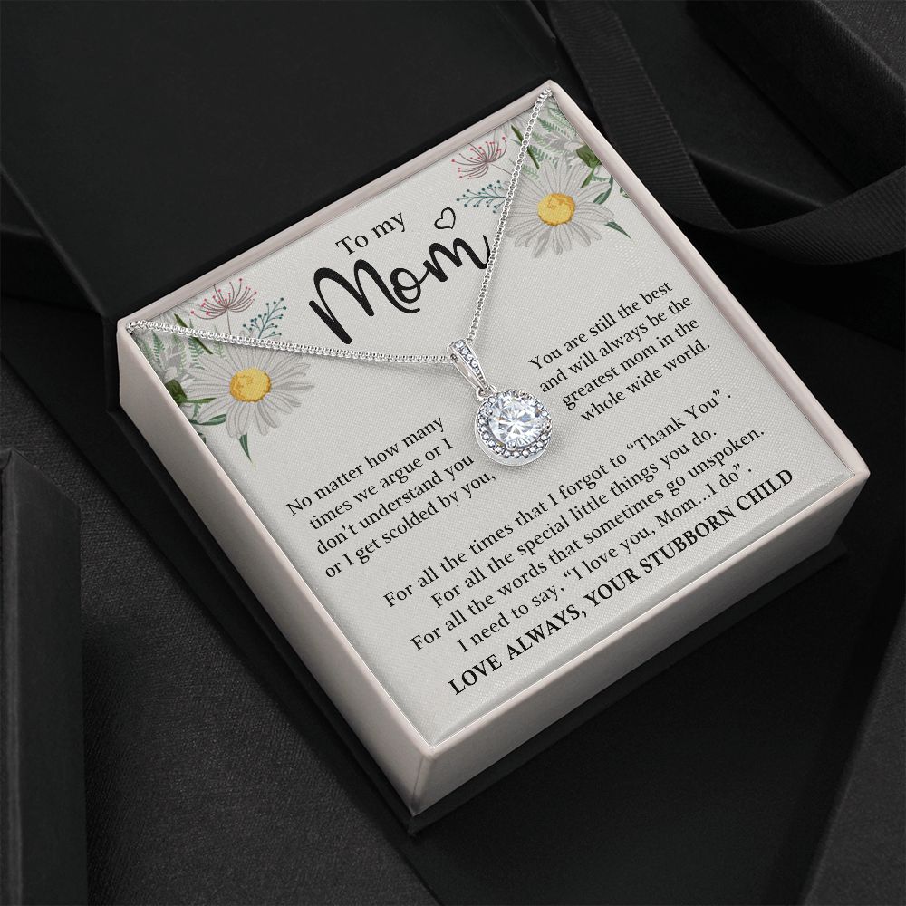 To My Mom - Greatest Mom - Eternal Hope Necklace