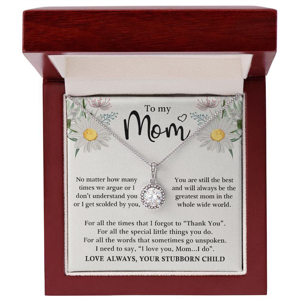 To My Mom - Greatest Mom - Eternal Hope Necklace