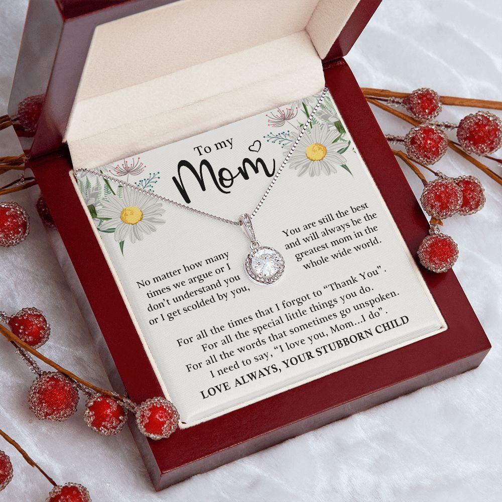 To My Mom - Greatest Mom - Eternal Hope Necklace