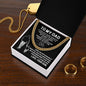 To My Dad - Thank You For Being My Loving Father - Cuban Link Chain