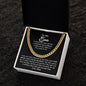 To My Son Gift From Mom - Proudest Moment - Cuban Link Chain Necklace