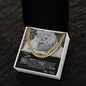 To My Son From Dad - This Old Lion Will Always Have Your Back - Cuban Link Chain Necklace