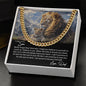To My Son Gift From Dad - Never Forget That I Love You - Cuban Link Chain