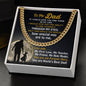To My Dad - My Forever Hero - Cuban Link Chain