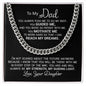 To My Dad - You Motivate Me - Cuban Link Chain