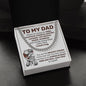 To My Dad - Strong In Heart - Cuban Link Chain
