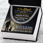 To My Dad - My Forever Hero - Cuban Link Chain