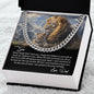 To My Son Gift From Dad - Never Forget That I Love You - Cuban Link Chain