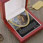 To My Son Gift From Dad - Never Forget That I Love You - Cuban Link Chain