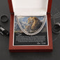 To My Son Gift From Dad - Never Forget That I Love You - Cuban Link Chain