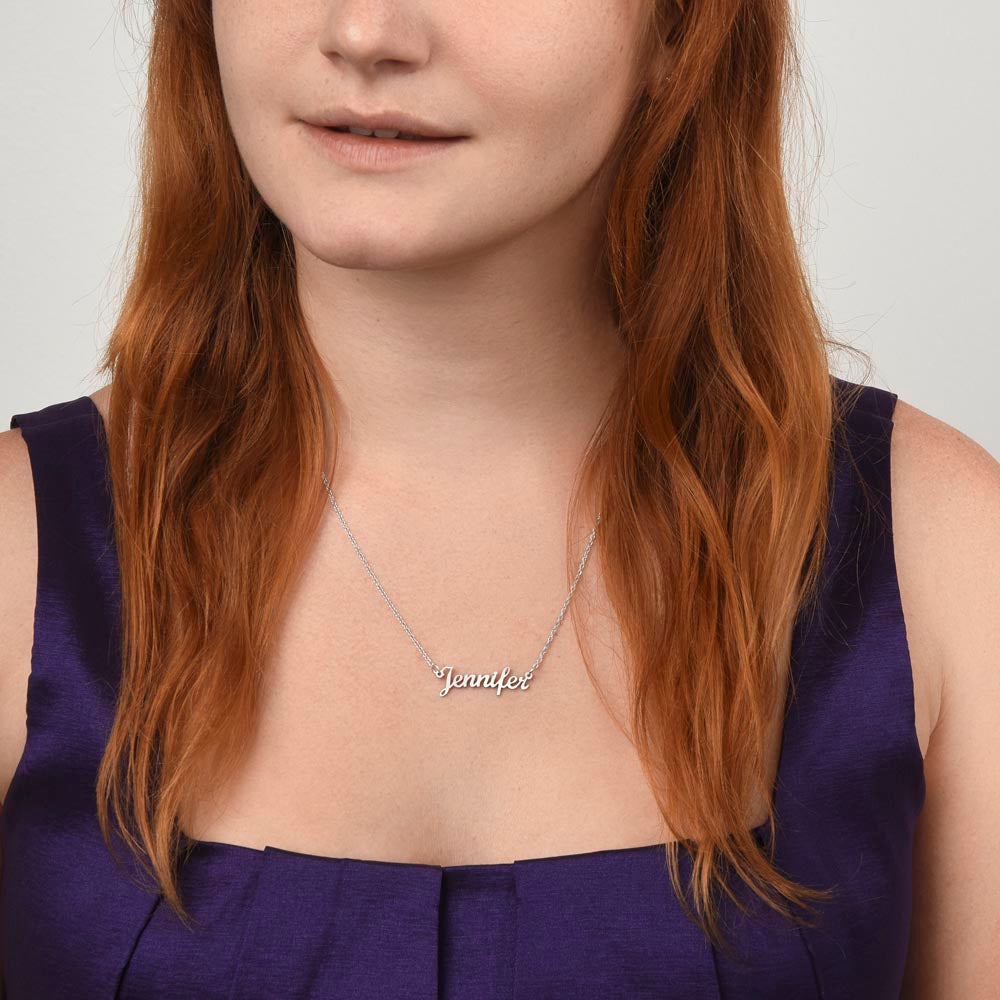 Daughter I Hope You - Personalized Name Necklace - Custom Jewelry For Daughter