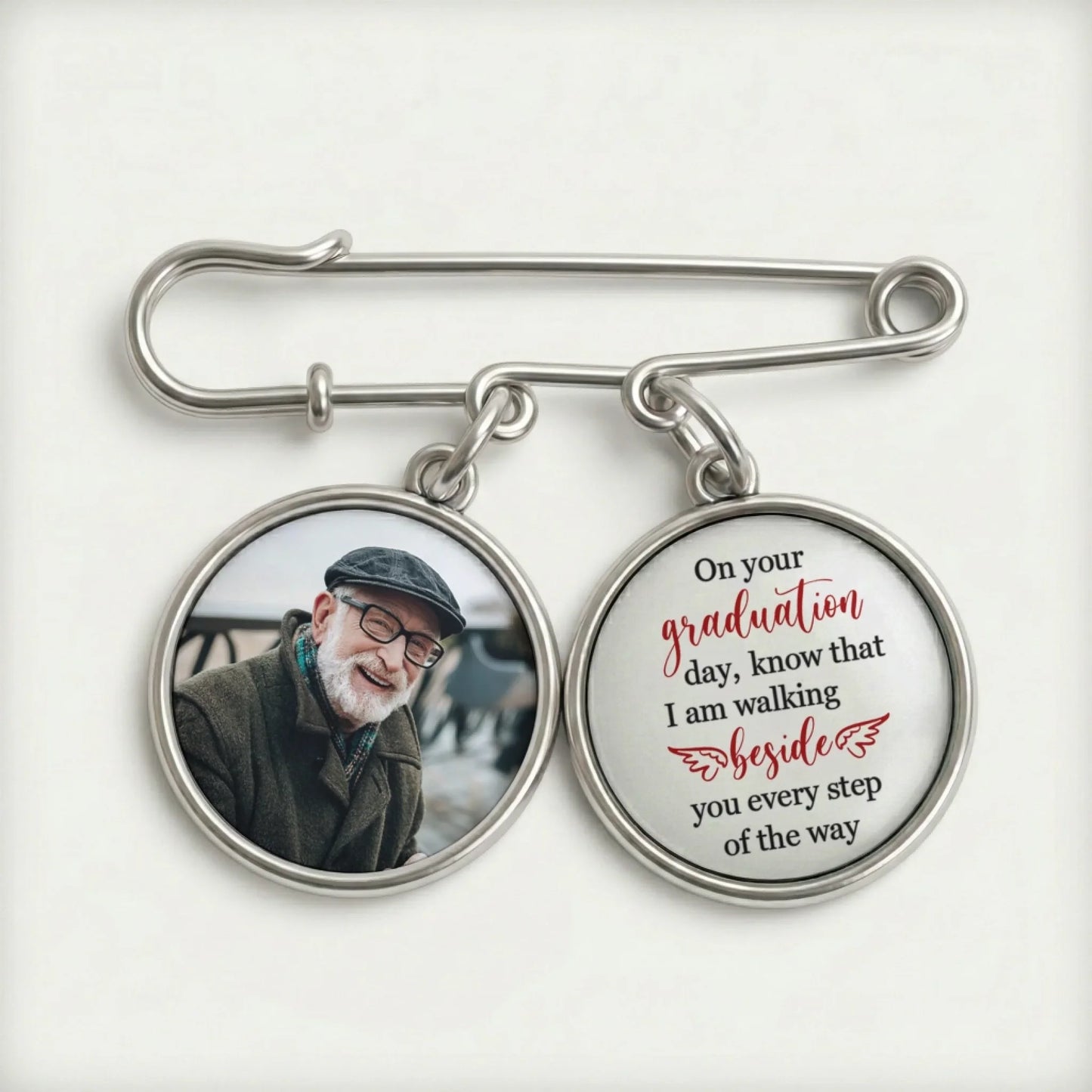 Graduation_Walking_Beside_You_Every_Step_Personalized_Lapel_Pin_With_Photo_Charms_2