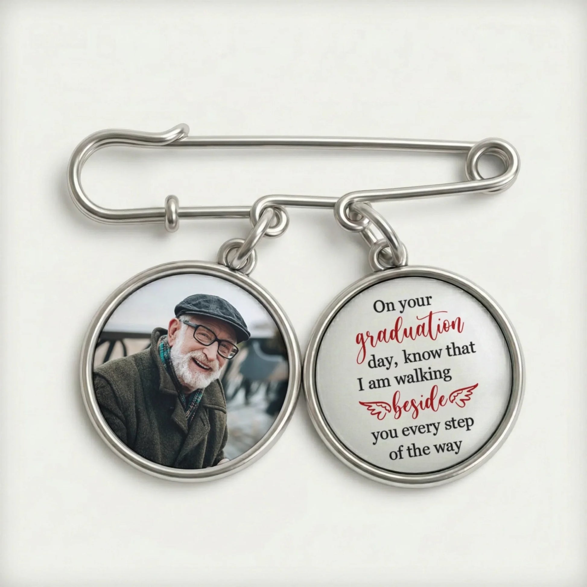 Graduation_Walking_Beside_You_Every_Step_Personalized_Lapel_Pin_With_Photo_Charms_2