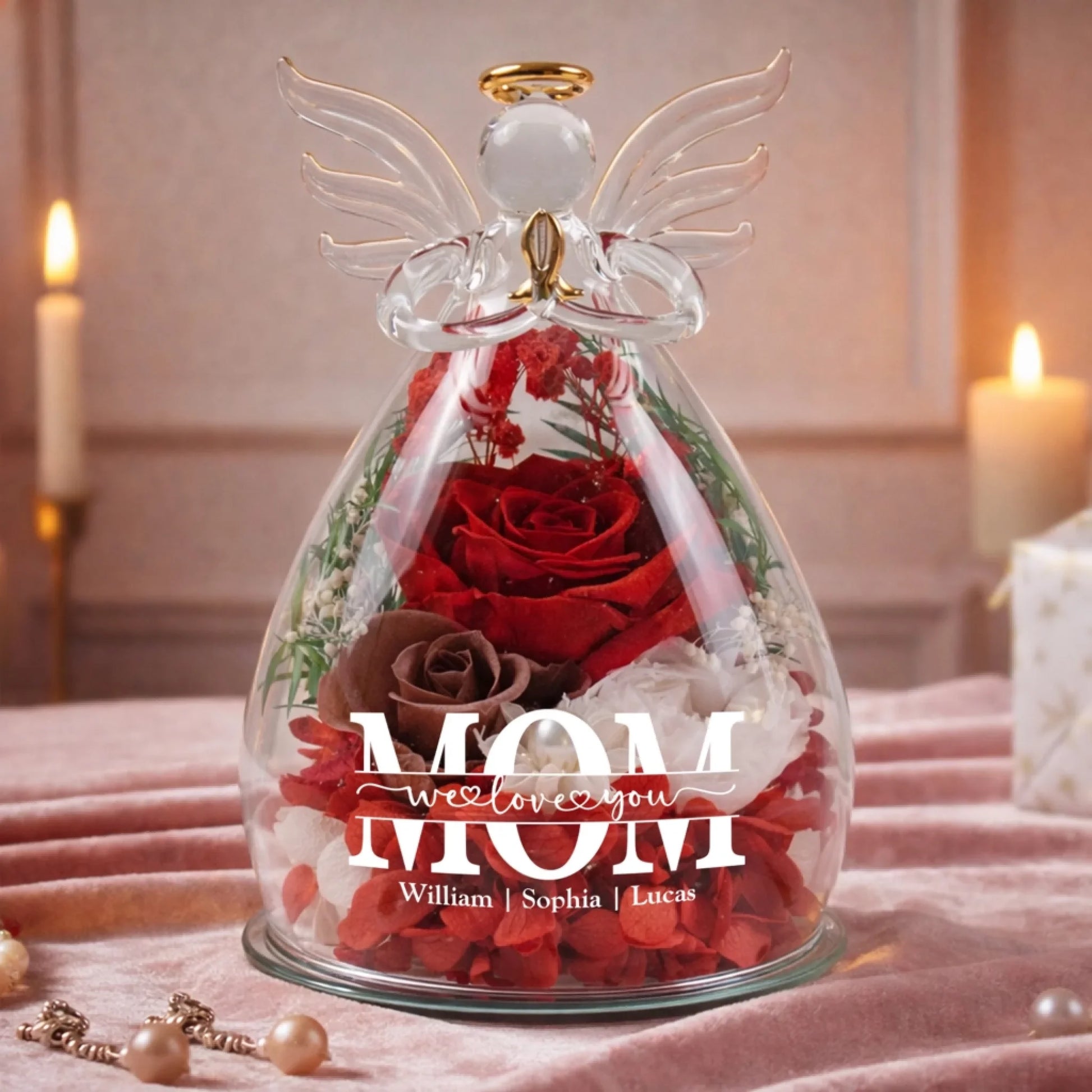 We-Love-You-Mom_-Personalized-Flower-In-Glass-Angel-Figurines_1.2