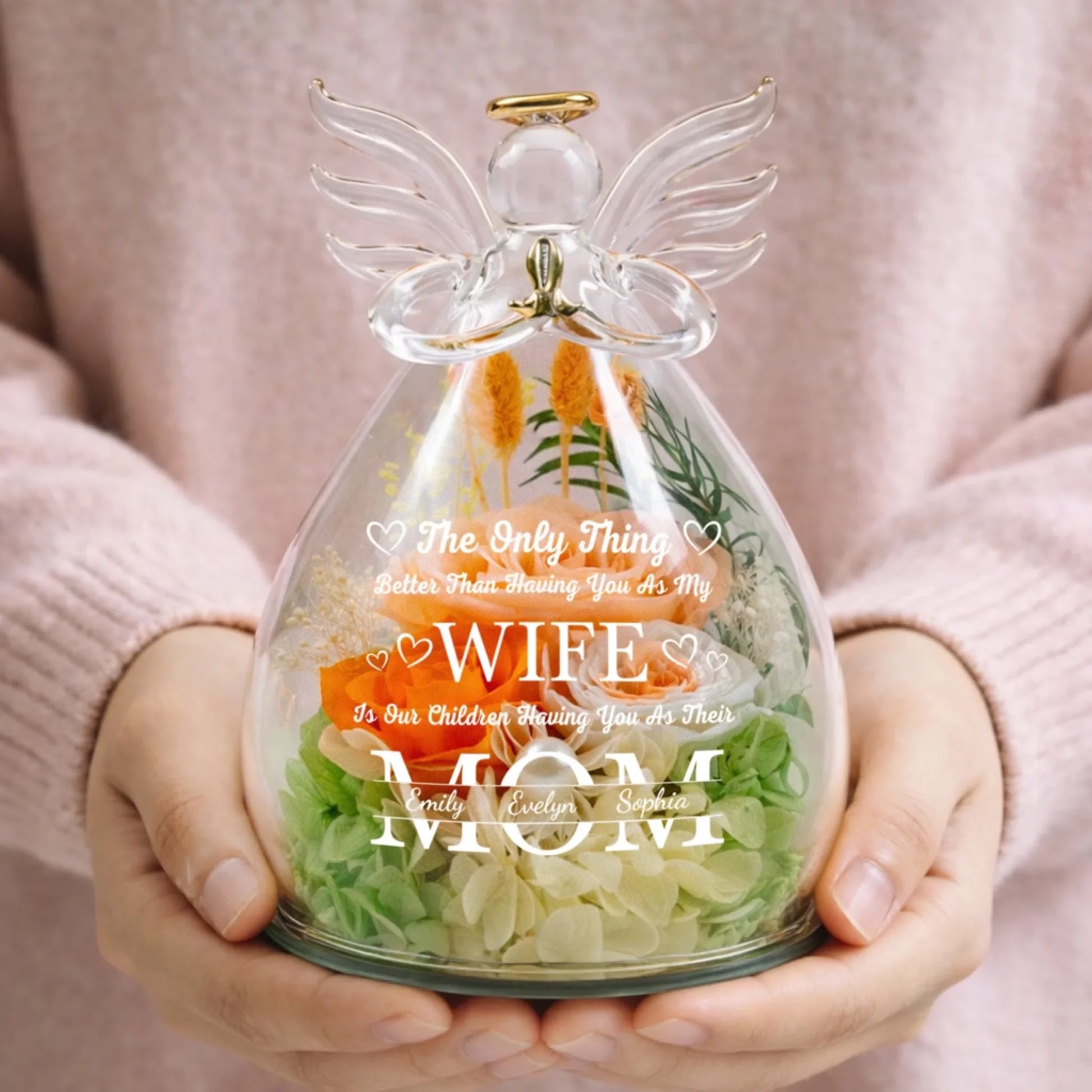 Having_You_As_My_Wife_Mother_s_Day_Gift_For_Wife_Personalized_Flower_In_Glass_Angel_Figurines_6