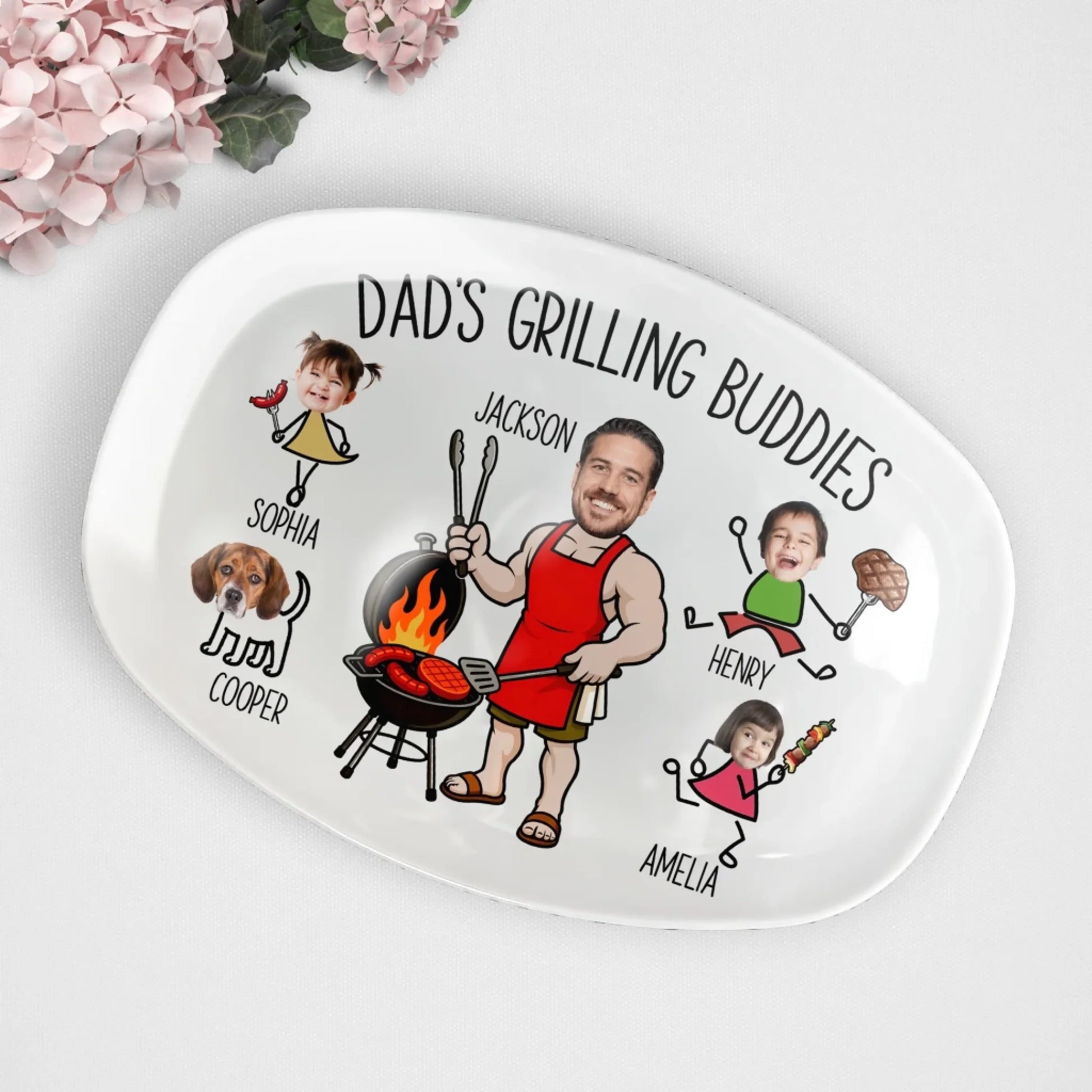 Dads_Grilling_Buddies_Fathers_Day_Gift_For_Daddy_Husband_Grandpa_Personalized_Platter_3