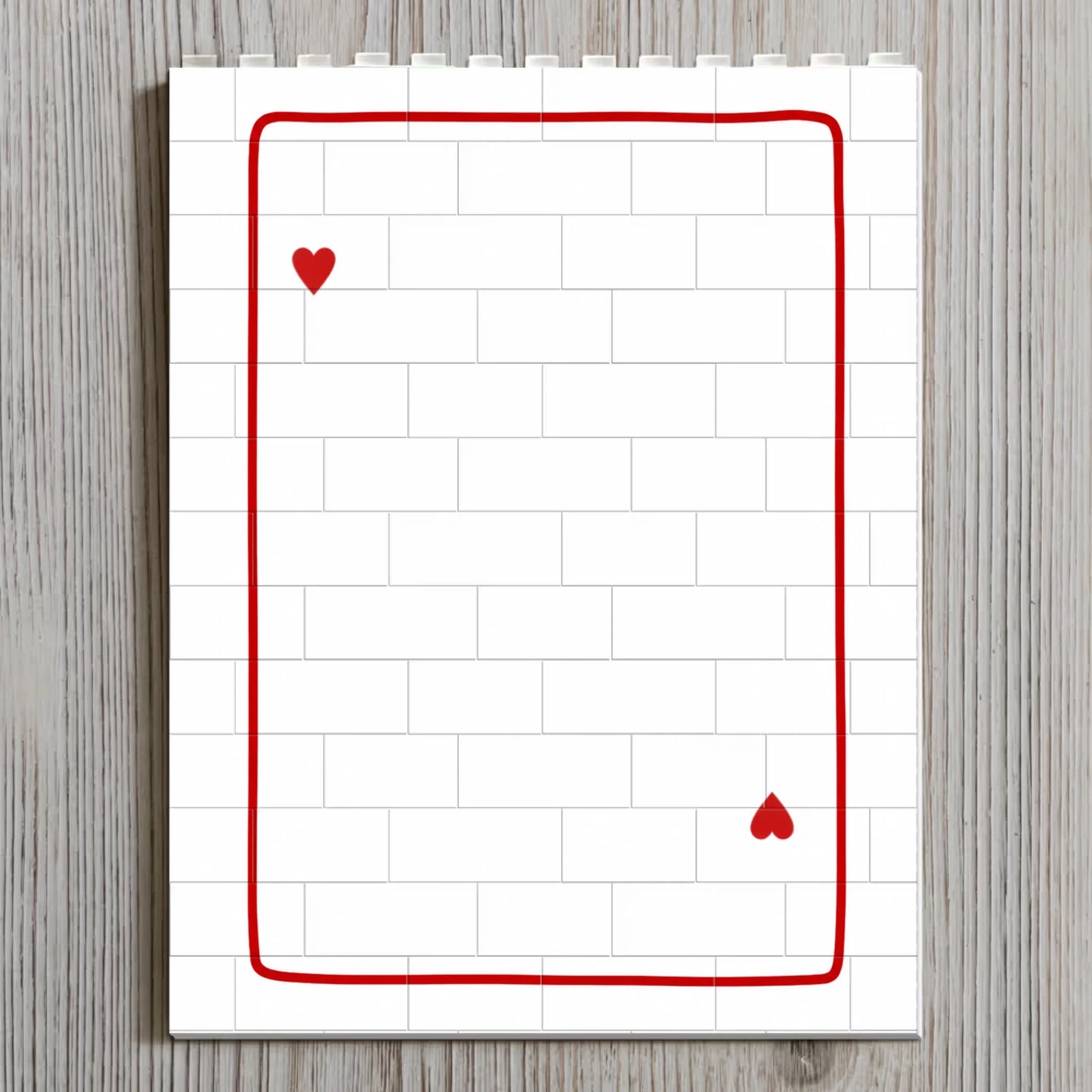 King And Queen Custom Couples Photo How Luck We Are - Personalized Photo Rectangle Building Brick