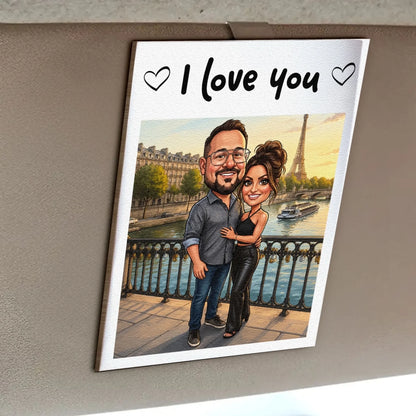 Drive_Safe_Handsome_Caricature_Your_Photo_Into_Art_For_Him_Her_Personalized_Car_Visor_Clip_3