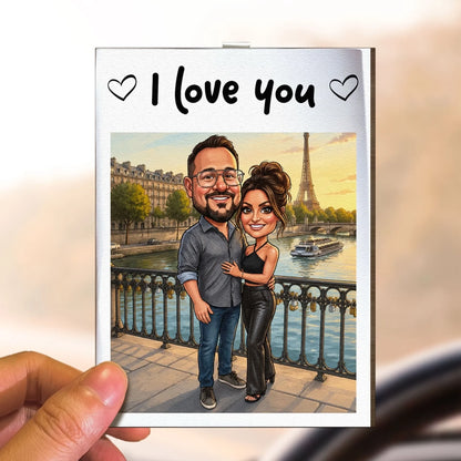 Drive_Safe_Handsome_Caricature_Your_Photo_Into_Art_For_Him_Her_Personalized_Car_Visor_Clip_4