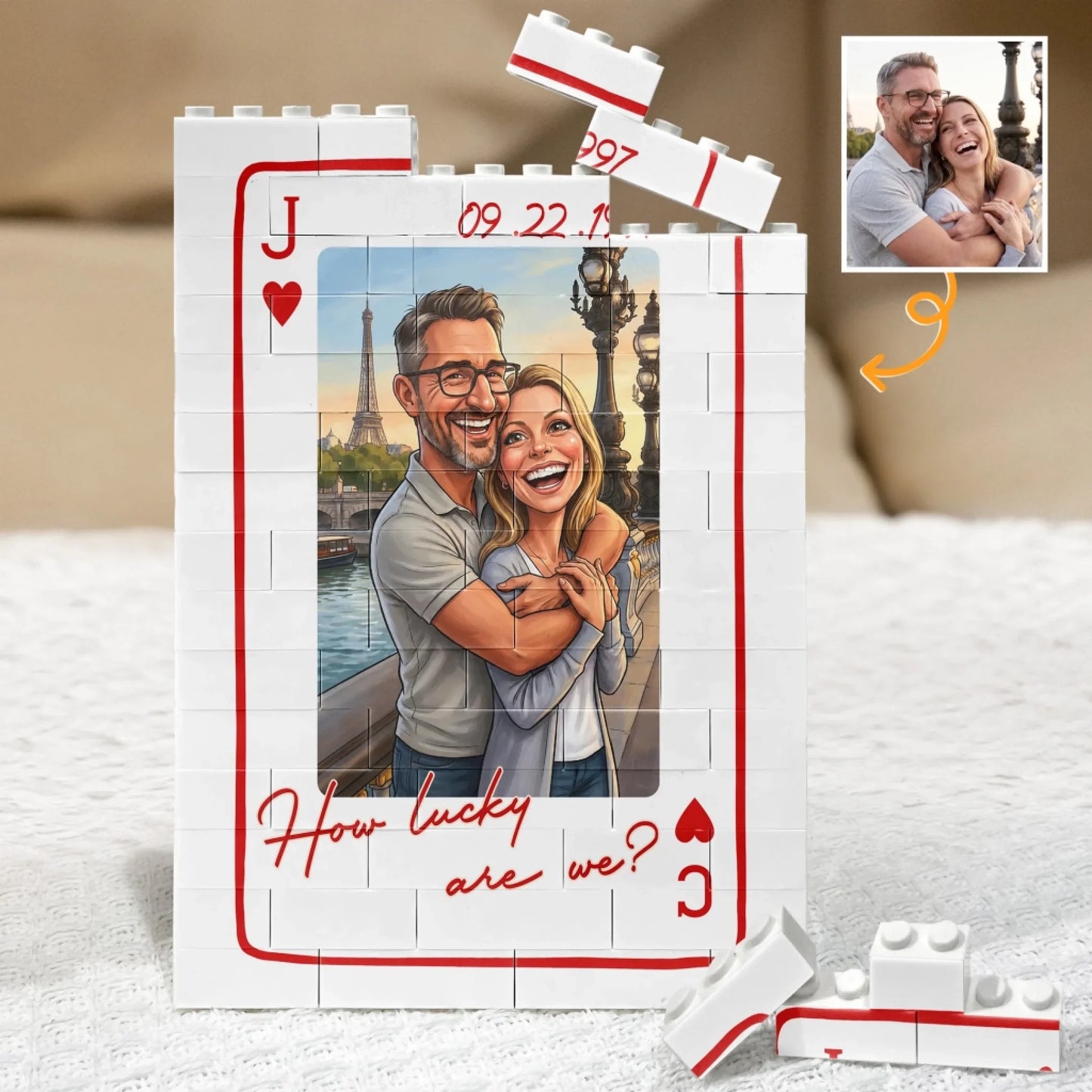 Caricature_Your_Photo_Gift_For_Funny_Couples_Anniversary_Gift_King_Queen_How_Lucky_We_Are_Personalized_Building_Blocks_1