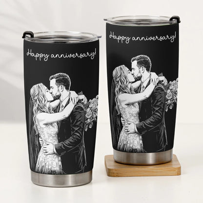 Custom_Couple_Photo_Sketch_Line_Art_Anniversary_Gift_For_Him_Her_Personalized_Tumbler_Cup_3