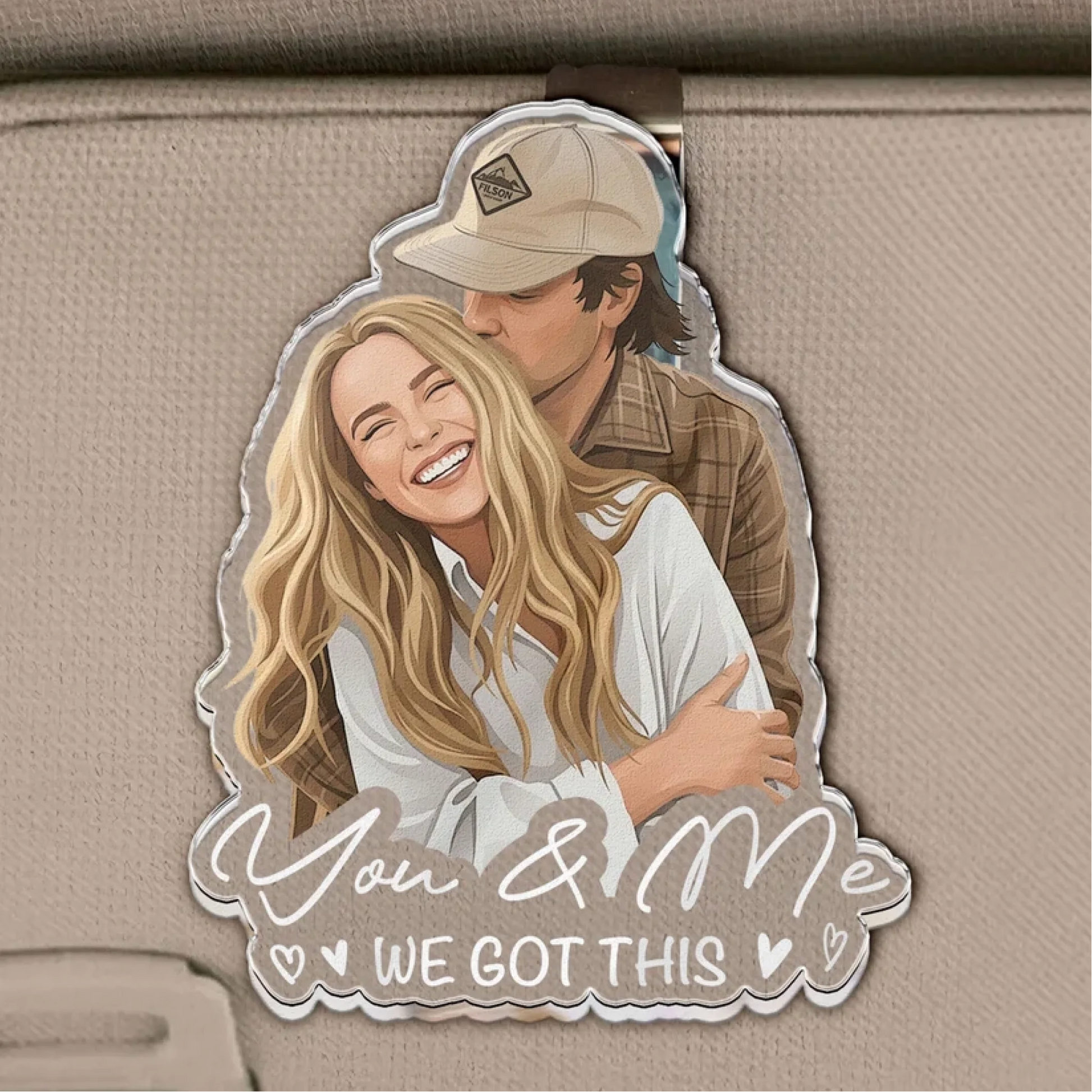 Custom_Faceless_Portrait_Car_Ornament_Anniversary_Gifts_For_Him_Her_Personalized_Car_Visor_Clip_2