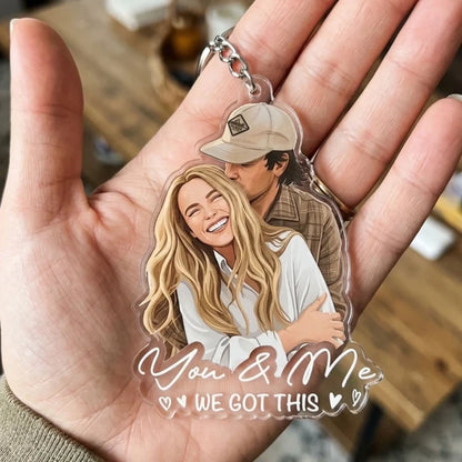 Custom_Faceless_Portrait_Car_Ornament_Anniversary_Gifts_For_Him_Her_Personalized_Keychain_3