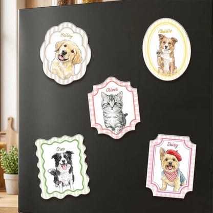 Custom_Pet_Portrait_Watercolor_Gifts_For_Pet_Owners_Personalized_Magnet_3