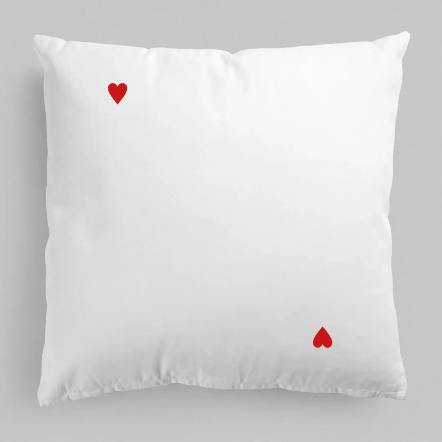 King & Queen Of Heart Custom Couples Photo Lucky Us - Personalized Photo Pillow