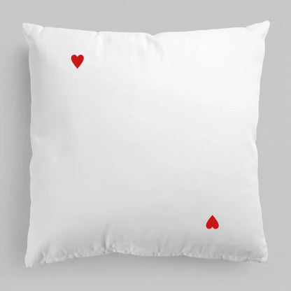 King & Queen Of Heart Custom Couples Photo Lucky Us - Personalized Photo Pillow