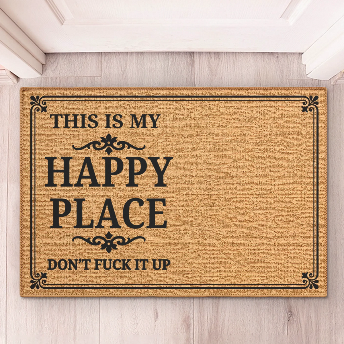 Custom Home Decor Decorative Mat - Personalized Summer Vacation And Travel Gifts For Husband And Wife, Him And Her - Our Little Slice Of Heaven