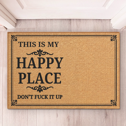 Custom Home Decor Decorative Mat - Personalized Summer Vacation And Travel Gifts For Husband And Wife, Him And Her - Our Little Slice Of Heaven