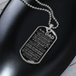 To My Dad - My Dreams - Dog Tag Necklace