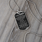 To My Dad - Stay True To Myself - Dog Tag Necklace