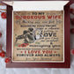 To My Gorgeous Wife - Meeting You Was Fate - Forever Love Necklace