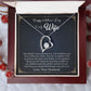 To My Wife - Amazing Mother - Forever Love Necklace