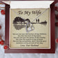 Wife The Beat Of My Heart - Forever Love Necklace - Gift For Wife From Husband