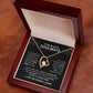 To My Beautiful Soulmate - I Have Found My Mate - Black Version - Forever Love Necklace