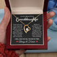 To My Granddaughter - Believe In Yourself - Forever Love Necklace