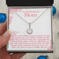 To My Wonderful Mom - Thank You For - Eternal Hope Necklace