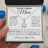 Mom You Are Loved - Eternal Hope Necklace - Gift For Mom From Son - Mother Christmas Gift Idea