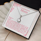 To My Wonderful Mom - Thank You For - Eternal Hope Necklace