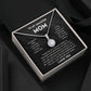 To My Mom - You Are My First Country - Eternal Hope Necklace
