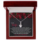 To My Wife - Standing Together - Alluring Beauty Necklace