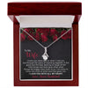 To My Wife - Standing Together - Alluring Beauty Necklace