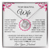 To My Wife Necklace - I May Not Be Your First - Love Knot Necklace