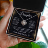 To My Daughter - Always Love You - Gift For Daughter - Love Knot Necklace
