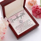 To My Granddaughter - Always Remember - Gift For Granddaughter - Love Knot Necklace